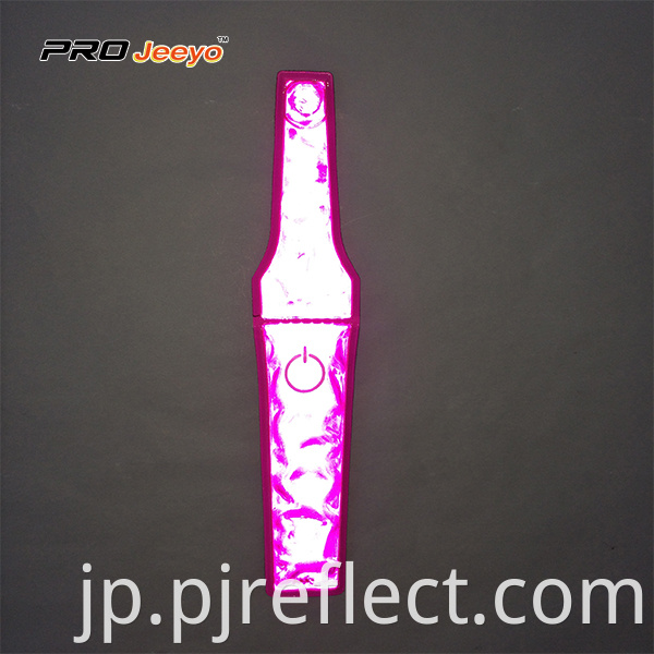 Reflective Visibility Warning Pvc Pink Magnetic Clipcj Ccj001